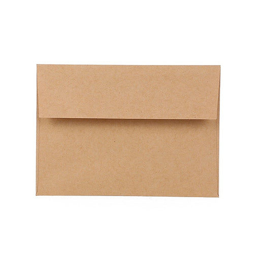 50 Pack Brown Kraft Wedding Invitation Envelopes with Peel & Seal Closure