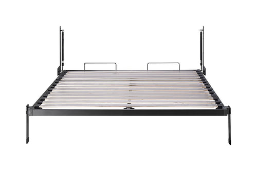 Queen DIY Wall Bed Hardware Kit with Silver handle – Frame & Mechanism for Custom Build