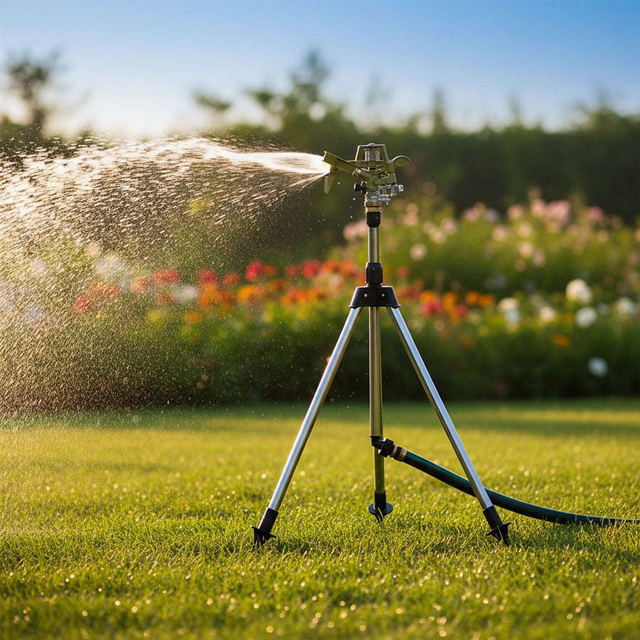 Tripod Rotating Sprinkler Automatic Irrigation for Garden Watering