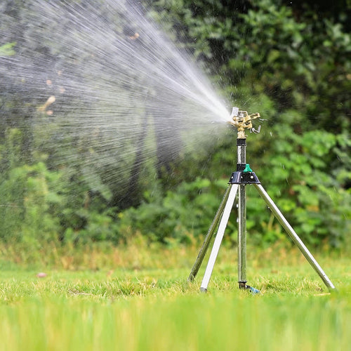 Tripod Rotating Sprinkler Automatic Irrigation for Garden Watering
