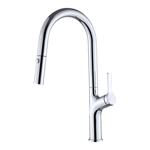 Kitchen Laundry Bathroom Basin Sink Pull Out Mixer Tap Faucet - Chrome