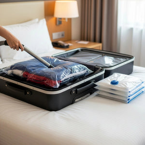 10X Jumbo Vacuum Storage Bags – Space Saver Seal Bags for Clothes, Bedding, Blankets and Travel Organisation