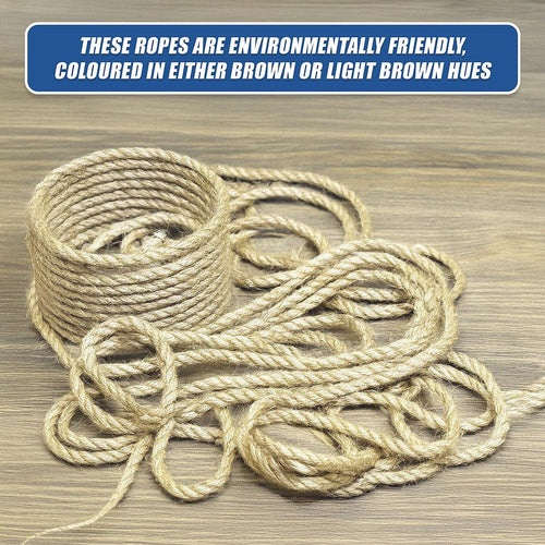 Sisal Rope Natural Jute Hemp Manila Twine Cord 20mm x 50m