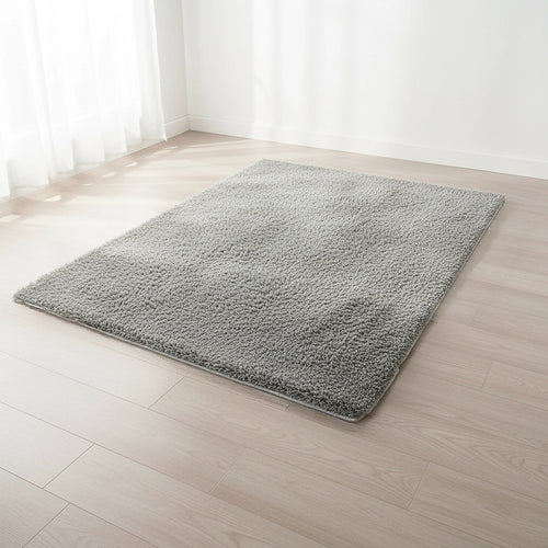 230x160cm Large Shaggy Floor Rug Area Carpet – Grey Soft Mat for Bedroom or Living Room Comfort