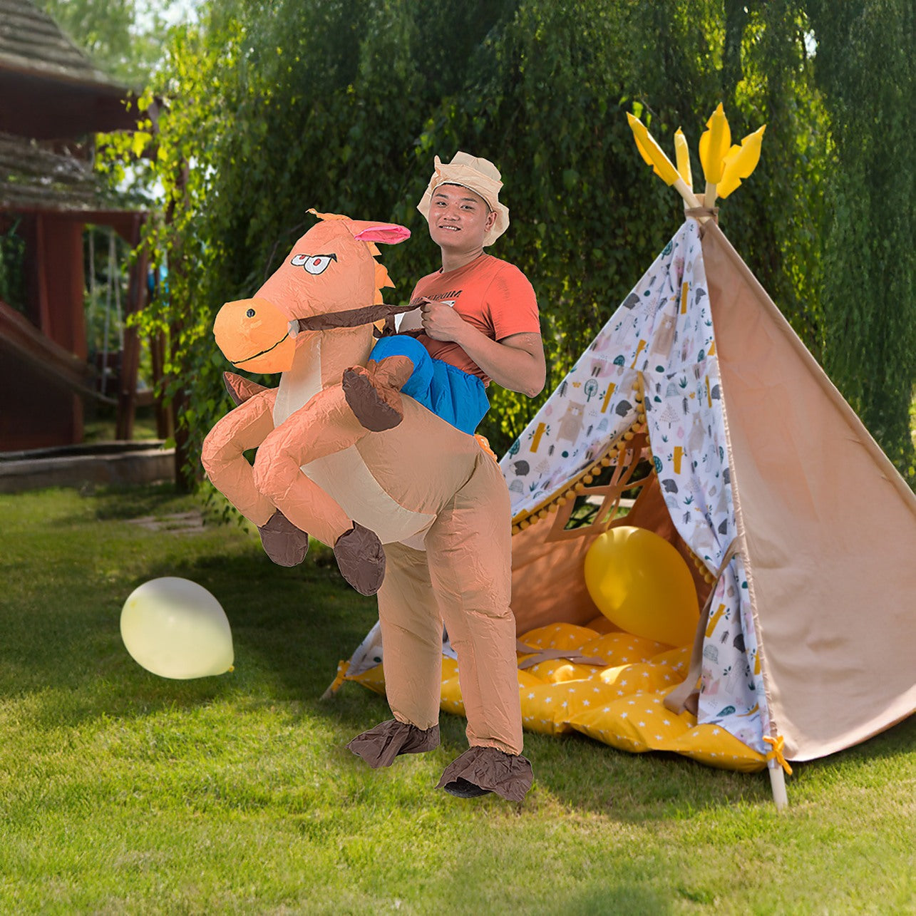 Various Design Fancy Dress Inflatable Suit Fan Operated Costume