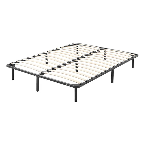 Metal Bed Frame for Double Mattress – Black Powder-Coated Steel Base