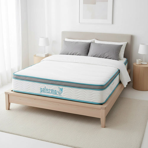 King Single 20cm Hybrid Mattress – Memory Foam and Innerspring Support for Comfort and Durability