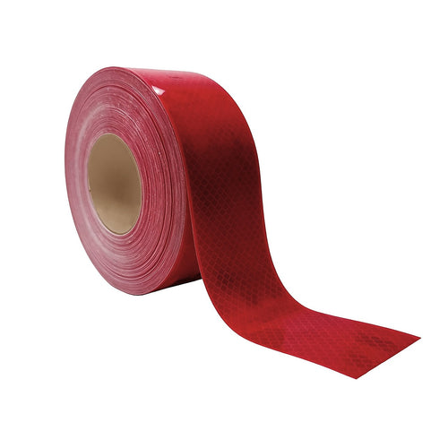 ECE104 Red Reflective Tape 50mm x 45m Truck Trailer Safety