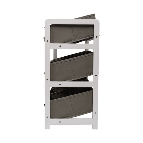 Kids Toy Box Storage Unit Drawers Childrens Bedroom Shelf Baby Nursery Furniture Grey