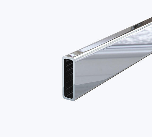 140x80cm Frameless Glass Sliding Corner Shower with Chrome Rail and Hardware