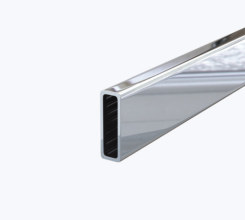 150x100cm Frameless Glass Sliding Corner Shower – With Chrome Rail and U-brackets for Contemporary Bathrooms