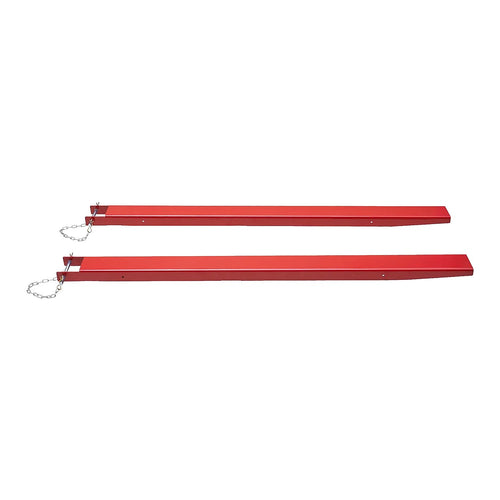 209cm Heavy Duty Forklift Fork Extensions – Carbon Steel Pallet Fork Attachments with Safety Retaining Pins