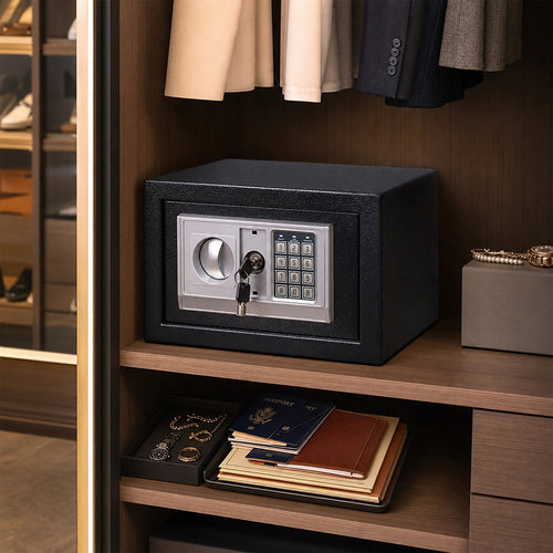 Electronic Digital Security Safe with Key Override 8.5L