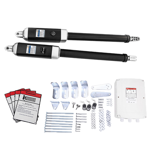 1200KG 10W Solar Double Swing Auto Motor Remote Gate Opener