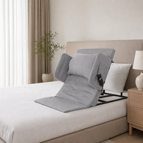 Electric Adjustable Bed Backrest – Power-Lift Support with Remote for Relaxed Sitting & Comfort