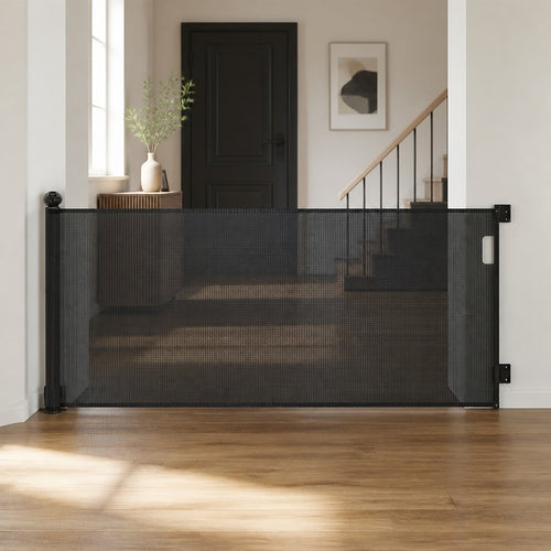 Retractable Baby Gate 3m – Mesh Stair & Pet Barrier