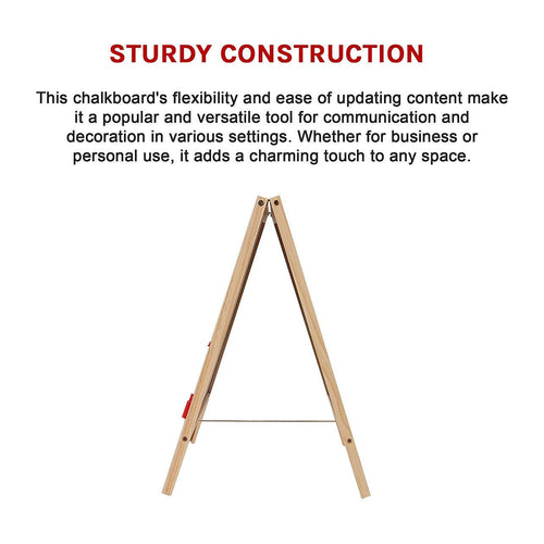 Sidewalk Board Sign Frame Chalkboard Drawing