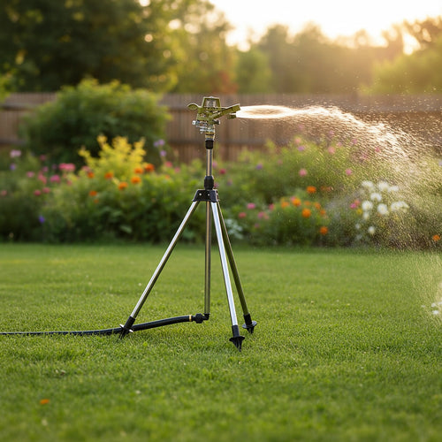 Tripod Rotating Sprinkler Automatic Irrigation for Garden Watering
