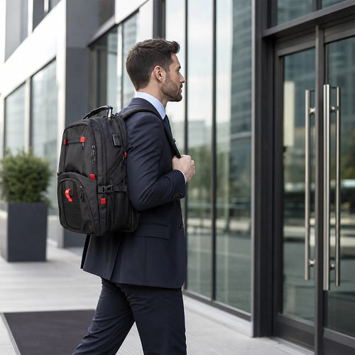 50L Travel Backpack with 43 cm Laptop Compartment & USB Port