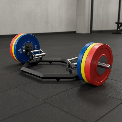 Fitness EZ Load Hex Trap Bar with Knurled Tri Grip Handles