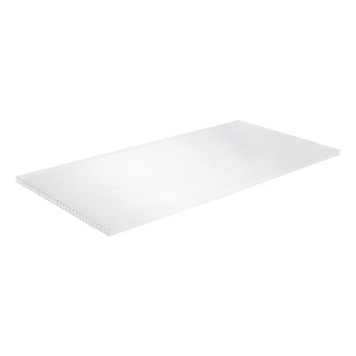 Polycarbonate Roofing Sheets Clear – UV Resistant Corrugated Roof Panels 105x210x1cm (5 Pack Bulk Pack)