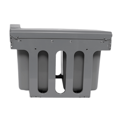 2x 15L Pull Out Trash Bin Dual Kitchen Garbage Waste Basket Cabinet Bin