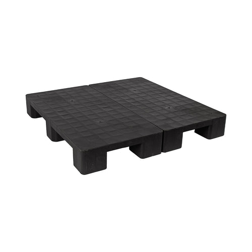 Plastic Pallets 1000x500mm HDPE 2 Pack | 1000kg Static Load