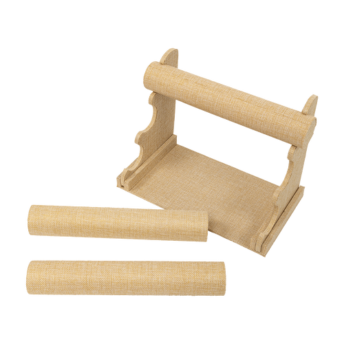 3-Tier Triple Bar Jewellery Display Rack for Watches Bracelets and Accessories