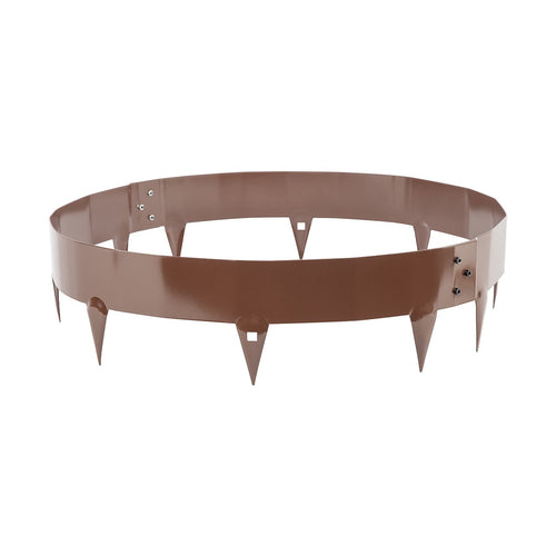 600mm Steel Garden Tree Ring with Spikes – Durable Root Barrier & Edging Guard