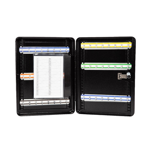 48-Key Cabinet Safe with Combination Lock – Wall Mounted Key Storage Box
