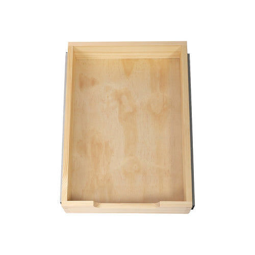 Pull Out Cabinet Drawer 35 x 53cm Pine Wood Soft Close Shelf