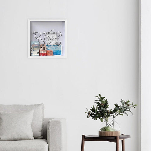 Explorer Memory Box Keepsake Picture Frame Wall Table