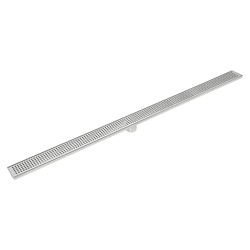 120cm Bathroom Shower Stainless Steel Grate Drain w/ Centre outlet Floor Waste