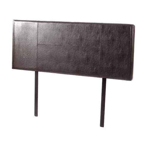 Double Brown PU Leather Bed Headboard Bedhead
