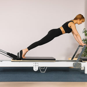 Folding Pilates Reformer Machine – Workout Bed for Home Gym Stretch, Fitness & Full Body Exercise Training