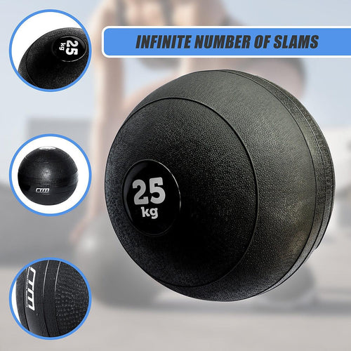 25kg Slam Ball No Bounce Crossfit Fitness MMA Boxing BootCamp
