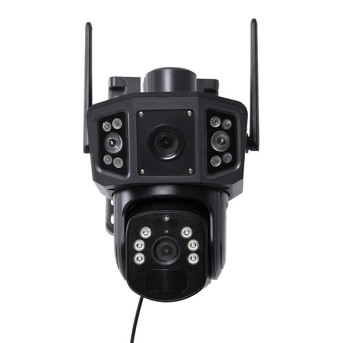 9MP Wireless Solar Security Camera – WIFI Outdoor Battery PTZ CCTV System for Home & Property