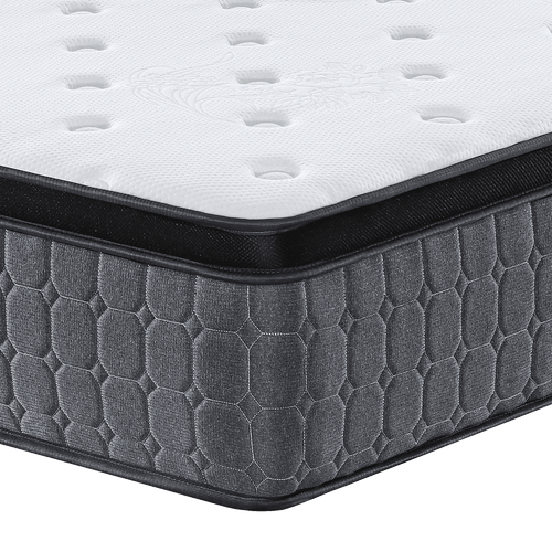 Mattress Double Euro Top Pocket Spring Motion Isolation CertiPUR-US Certified