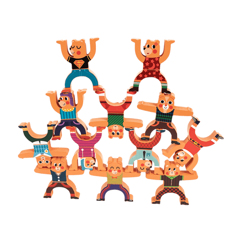 Balancing Stacking Blocks Educational Balance Wooden Acrobatic Toys Game