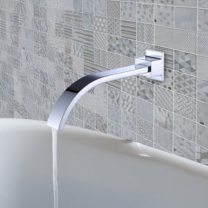 180mm Bath Spout Polished Chrome Finish