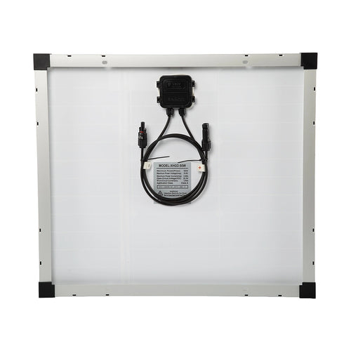 50W 12V Monocrystalline Solar Kit – Compact PV Charger Panel for Off-Grid & RV