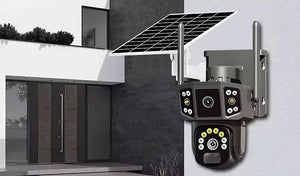 9MP Wireless Solar Camera WIFI Security Outdoor Battery PTZ CCTV Home House V380