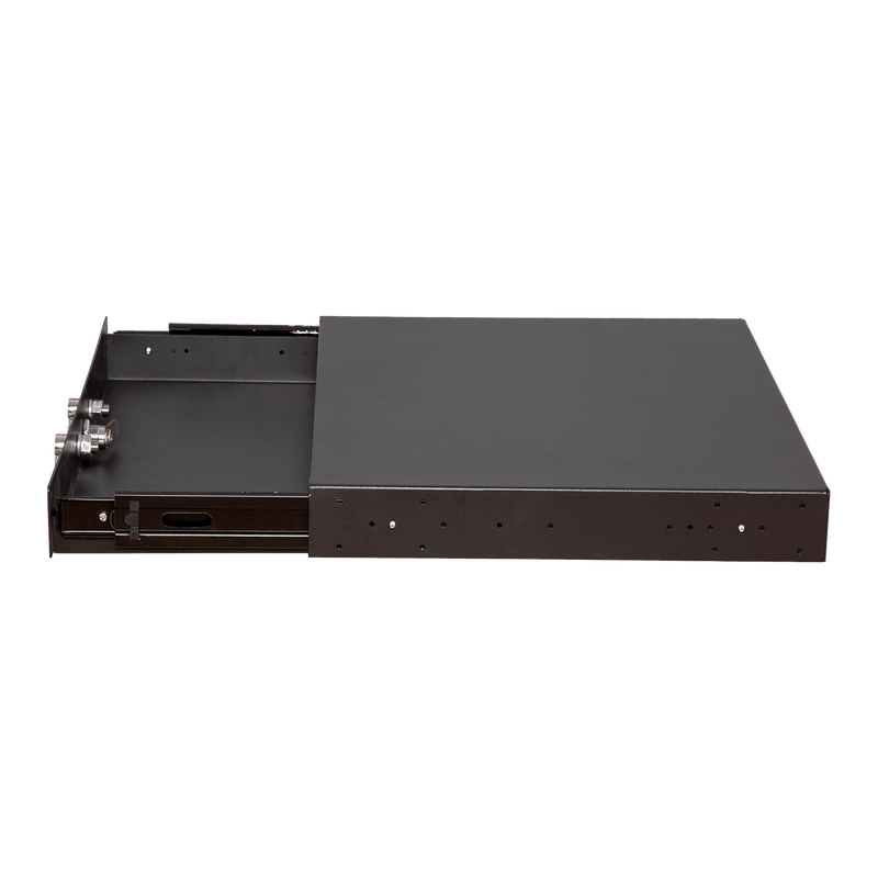 Server Rack Lockable Brackets 1U Locking Rack Mount Drawer Secure Steel Storage for 19