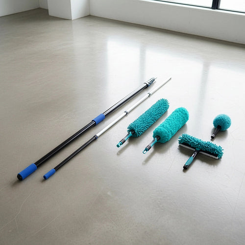 9m Extendable Ceiling Duster Kit – Heavy Duty Telescopic Pole for High Reach Cleaning