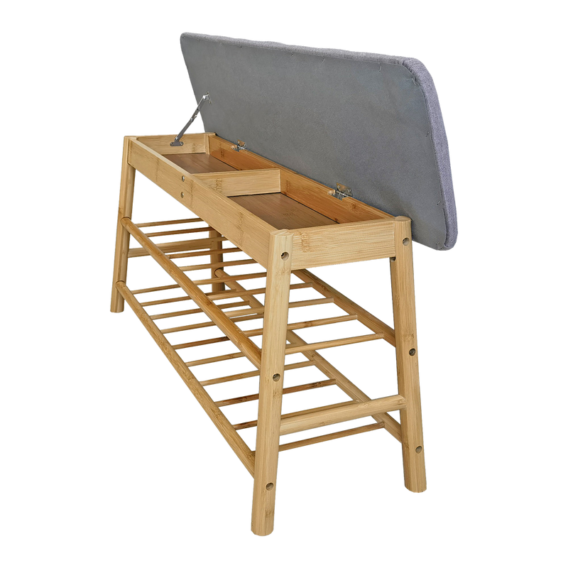 Shoe Stool Storage Rack Cabinet Multifunctional Space Saving ...