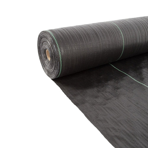 1.83 × 91.44m Premium Heavy Duty Weed Mat Woven Weed Barrier Landscape Fabric Ground Cover