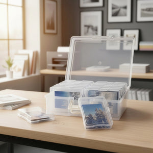 Jumbo Photo Storage Box 1600 4x6 Picture Album Organizer Container Craft Case