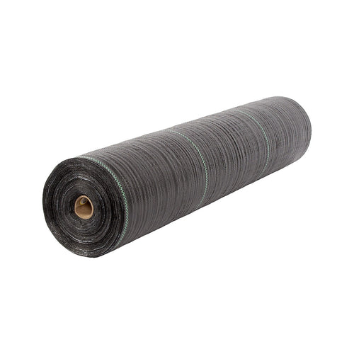 1.83 × 91.44m Premium Heavy Duty Weed Mat Woven Weed Barrier Landscape Fabric Ground Cover
