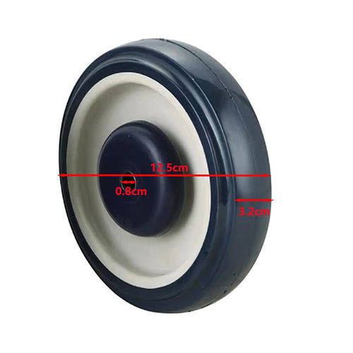 8 x 5" Diameter Wheels Nuts and Bolts included