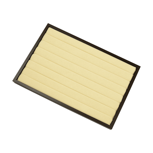 7 Slot Velvet Ring Earring Tray Storage Jewellery Display Display Stackable 